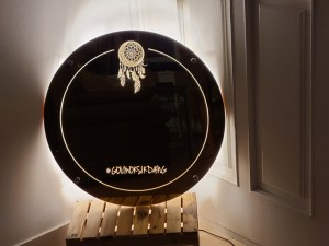 후광간판 LED거울 거울간판 LED조명거울 010 셀카존 포토존 미러사인 거울후광 후광사인 거울디자인