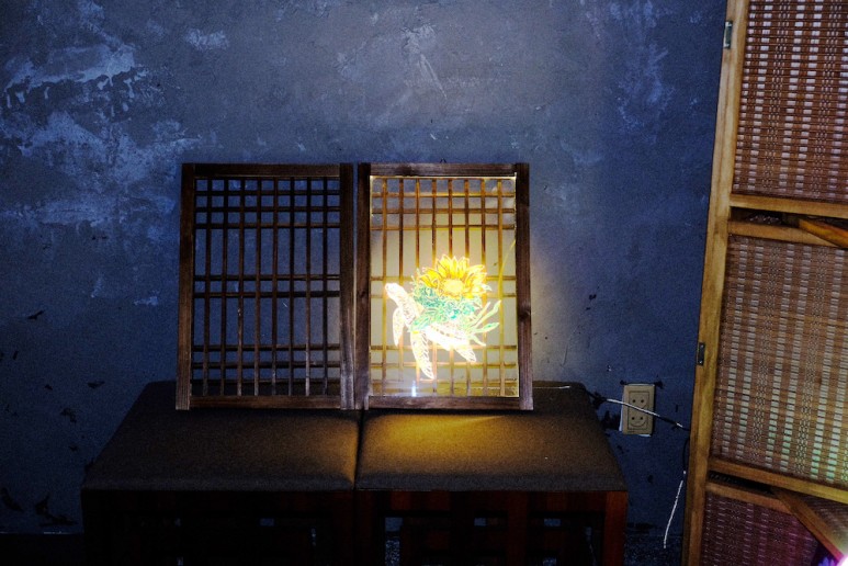 26그림명상 led 액자 주문제작 해바라기그림 거북이그림 풍수인테리어 소품