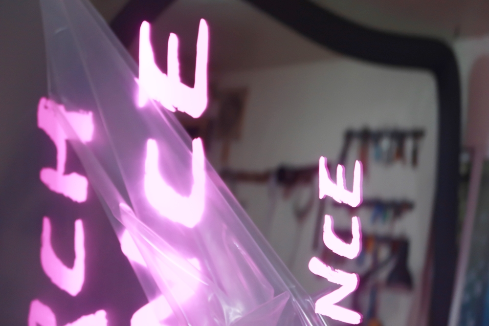 LED 거울 간판 인테리어 사인007 반사 간판 맞춤형 간판 제작