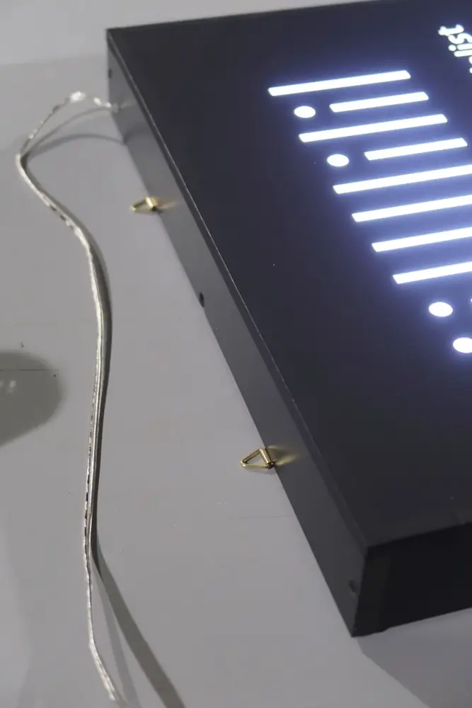 LED 큐브간판 매장 인테리어 디스플레이 12 박스형 레이저 간판 상업공간