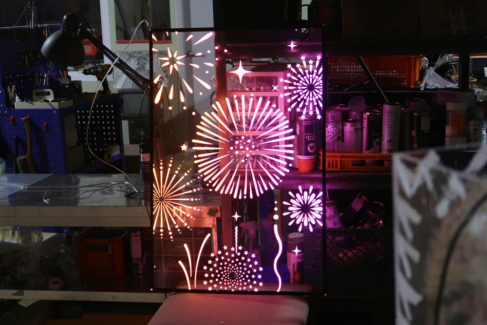 DIY 대신 맞춤 제작한 개인 소장용 아크릴 LED 사인보드 03